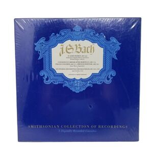J.S. Bach: The Smithsonian Collection of Recordings:  5 Cassettes Tape Set